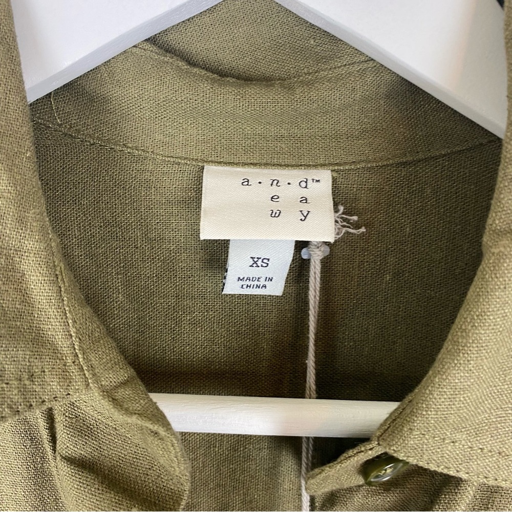 A New Day (Target) Olive Green Utility Jumpsuit - Picture 4 of 12